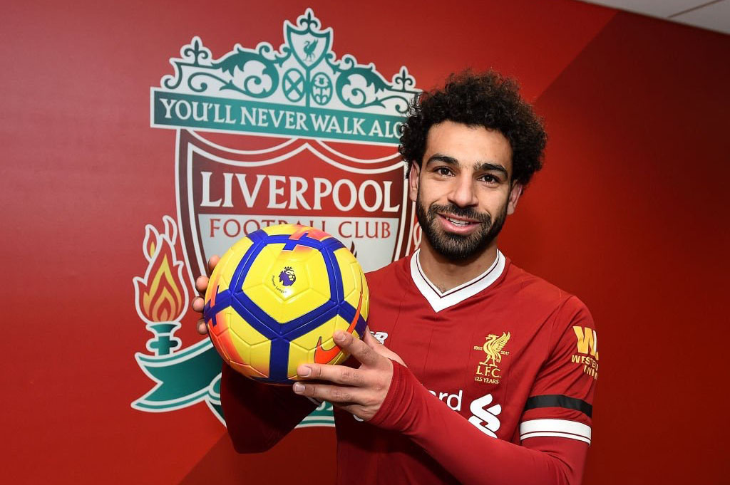 محمد صلاح أفضل لاعب عربي في 2018